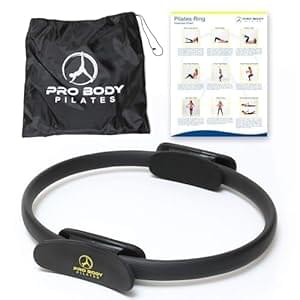 ProBody Pilates Fitness Ring – 14 Inch Pilates Ring for Focusing on Toning Inner Thighs, Arms, and Core